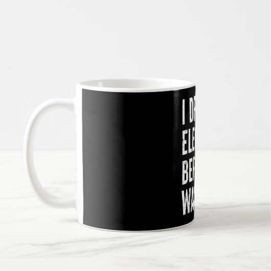 Funny Electric Vehicles EV Car Gift Kaffeetasse (Links)