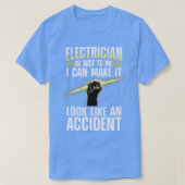 Funny Electrical Art for Men Women Beruflich E T-Shirt (Design vorne)