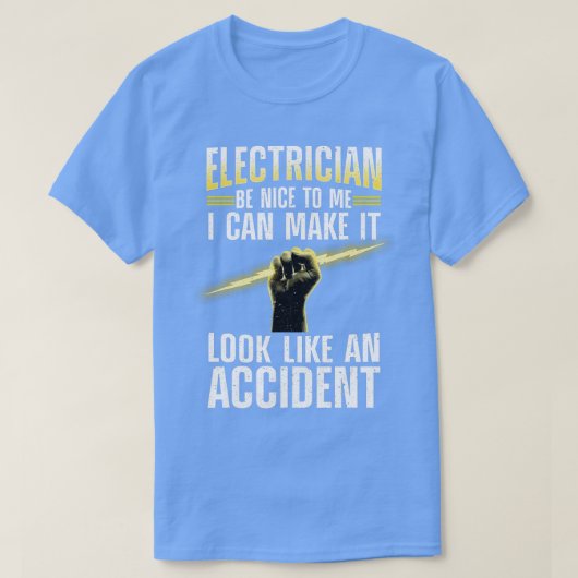 Funny Electrical Art for Men Women Beruflich E T-Shirt (Design vorne)