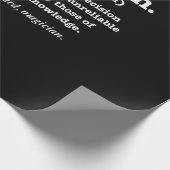 Funny Electrical Definition Gift Abschluss Geschenkpapier (Ecke)