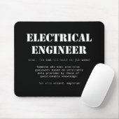 Funny Electrical Engineer Definition-Geschenk Mousepad (Mit Mouse)