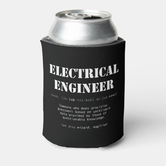 Funny Electrical Engineer Definition Gifti Dosenkühler (Kanne Rückseite)