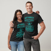 Funny Electrical Engineer halb leeres Geschenk T-Shirt (Unisex)