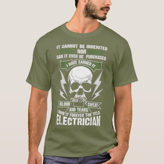 Funny Electrical Gift Great Gewerkschaft Meme T-Shirt (Vorderseite)