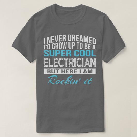 Funny Electrical Gift T-Shirt (Design vorne)