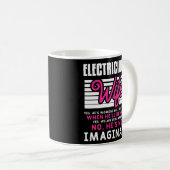 Funny Electrical Husband Zitat für einen Kaffeetasse (VorderseiteRechts)