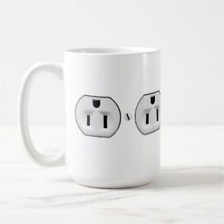 Funny Electrical Outlet Tasse | Elektrisches Gesch