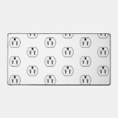 Funny Electrical Outlets Elektrische Geschenke Ide Schreibtischunterlage (Vorderseite)