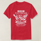 Funny Electrical Wireman Gift T-Shirt (Design vorne)