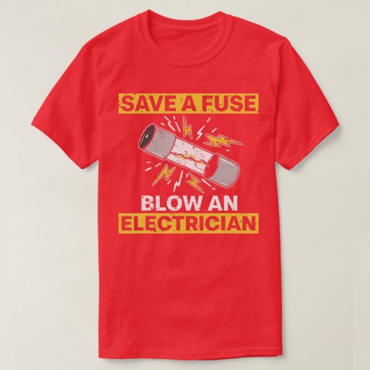 Funny Electrician Art Männer Frauen elektrische Si T-Shirt (Design vorne)