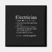 Funny Electrician Definition Electrical Engineer Magnet (Vorne)