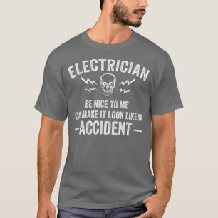 Funny Electrician Geschenk Männer Coole elektrisch T-Shirt
