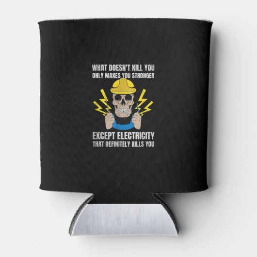 Funny Electrician Gift Electrical Engineer Dosenkühler (Vorderseite)