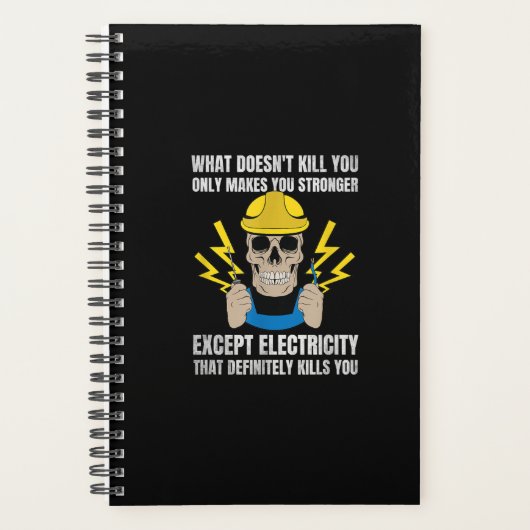 Funny Electrician Gift Electrical Engineer Planer (Vorderseite)