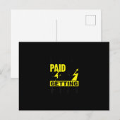 Funny Electrician Gift Electrical Power Lineman Me Postkarte (Vorne/Hinten)