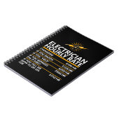 Funny Electrician Hourly Rate Table Humor Gift Notizblock (Linke Seite)