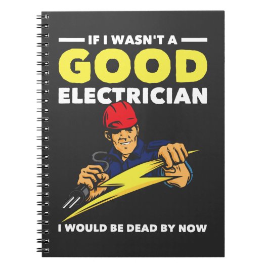 Funny Electrician Saying Job Husband Humor Notizblock (Vorderseite)