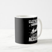 Funny Electrician sei nett zu mir Elektro-Technik Kaffeetasse (VorderseiteRechts)
