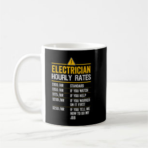 Funny Electrician Spaß Joke Hoodie Electricians Kaffeetasse