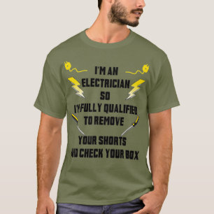 Funny Electrician Tools Geschenke im Elektro T-Shirt
