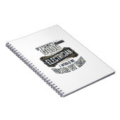 Funny Electrician Vintage Engraving Quote Design Notizblock (Rechte Seite)