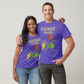 Funny Electricity erklärt Ohm Law Graphics T-Shirt (Unisex)