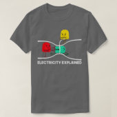 Funny Electricity erklärt, Stuff I Lehrer Nerd G T-Shirt (Design vorne)