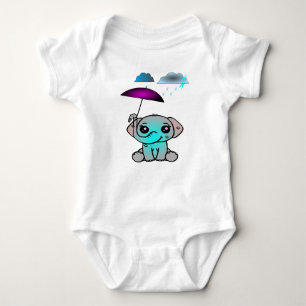 Funny Elefant Baby Strampler