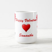 Funny Elefant Liebe Herzchen Valentines Tasse (Mittel)