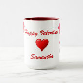 Funny Elefant Liebe Herzchen Valentines Tasse (Zentrum)
