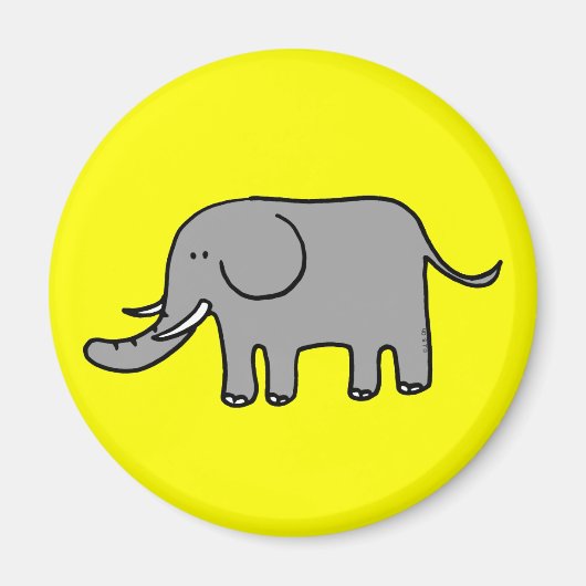 Funny Elefant Magnet (Vorne)
