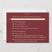 Funny Elegant Personalisiert Wedding RSVP Einladun Einladung (Vorderseite)