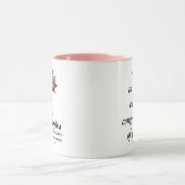 Funny Elegant Personalisierter Abschluss Geschenk  Tasse (Zentrum)