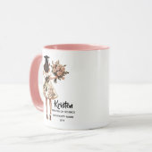 Funny Elegant Personalisierter Abschluss Geschenk  Tasse (Vorderseite Links)