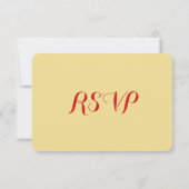 Funny Elegante Custom Holiday Weihnachten Party UA RSVP Karte (Rückseite)