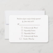 Funny Elegante Custom Party UAWG Invitation Card RSVP Karte (Vorderseite)