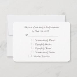 Funny Elegante Custom Party UAWG Invitation Card RSVP Karte