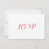 Funny Elegante Custom Party UAWG Invitation Card RSVP Karte (Rückseite)