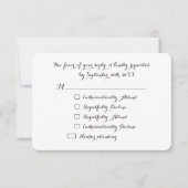 Funny Elegante Custom Party UAWG Invitation Card RSVP Karte (Vorderseite)