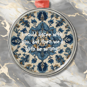 Funny Elegante Geschenke für den unmöglichen Mann Ornament Aus Metall