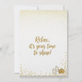 🎉 Funny & Elegante Rente Party Einladung | C (Rückseite)