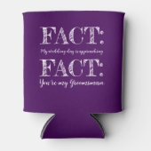 Funny & Elegante Vorschlag für einen Trauzeuge Lil Dosenkühler (Vorderseite)