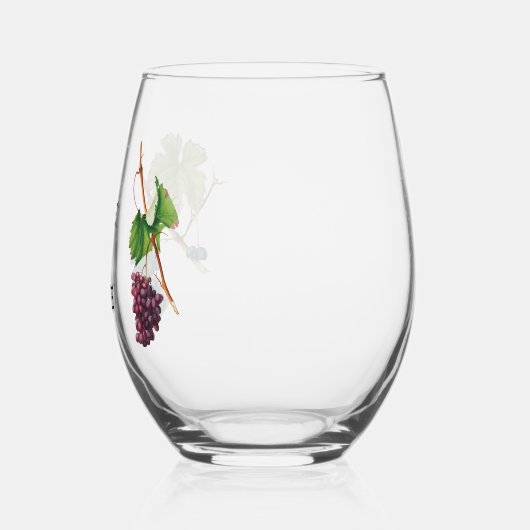 Funny Elegante Zeit für einen schönen Urlaub Weinglas Ohne Stiel (Links)