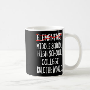 Funny Elementary School Abschluss 6. Klasse Gradu Kaffeetasse