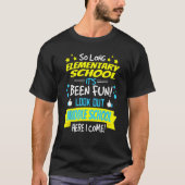 Funny Elementary School Shirt 6th Grade Graduation (Vorderseite)