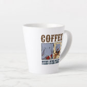 Funny Elephant Coffee behebt alles Cartoon Milchtasse (Rechte Ecke)