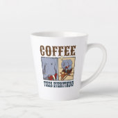 Funny Elephant Coffee behebt alles Cartoon Milchtasse (Rechts)