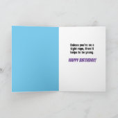 Funny Elephant Foto - Zeitalter ist irrelevant Geb Karte (Innenseite)