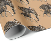 Funny Elephant Giraffe Hybrid Geschenkpapier (Rolleneckpunkt)