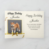 Funny Elephant Happy Birthday Card Karte (Innenseite)